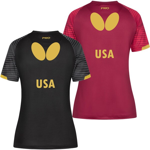 Butterfly USA Team 25 Lady Shirt - Back